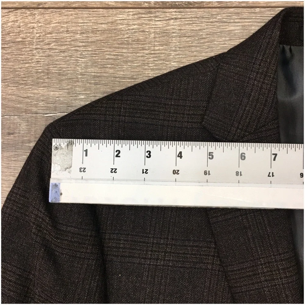 CALVIN KLEIN Mens Blazer Sport Coat Casual Jacket Size‎ 42L Two Button Wool Suit
